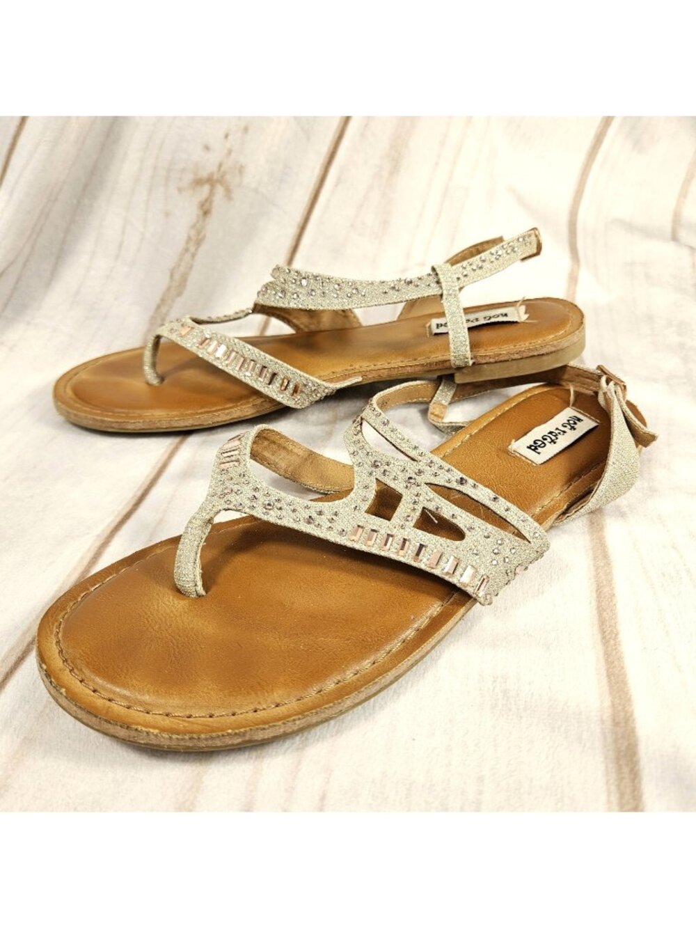 Girls Sandals Size 6.5 Not Rated Brentwood Youth Big Kid Sparkle Party Formal
